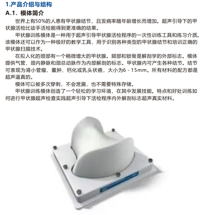 甲狀腺超聲訓練模體